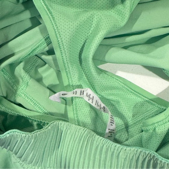 Lululemon Athletica Bright Green Lined Shorts - 8 - Picture 4 of 5